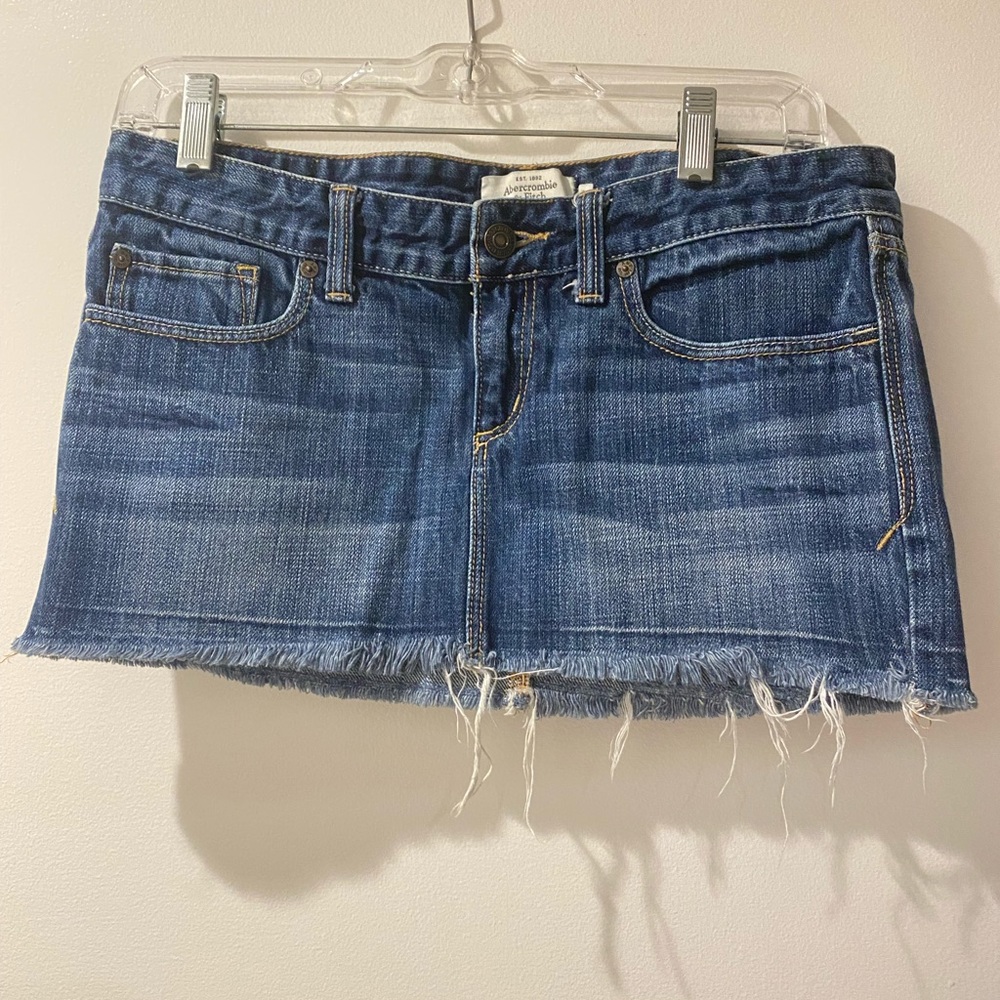 Abercrombie & Fitch Size 2 Jean Mini Skirt